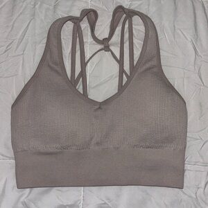NVGTN white sports bra